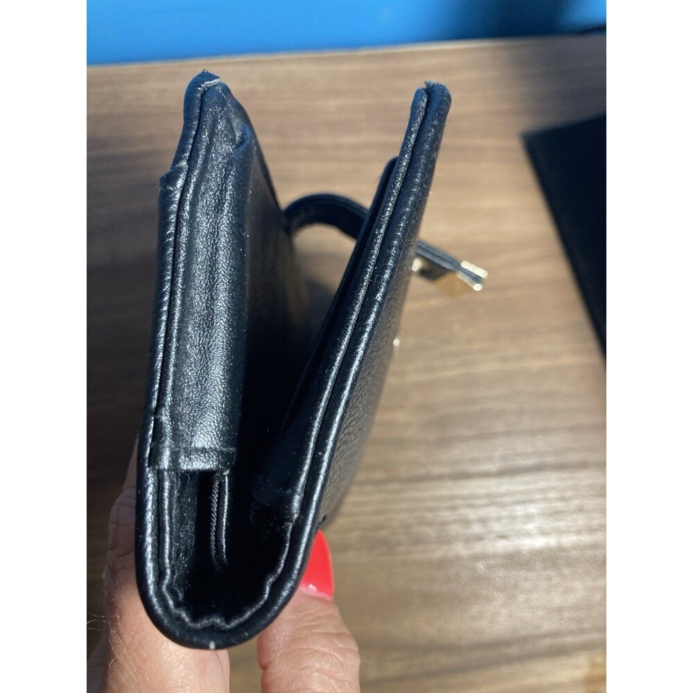 Safe Keeper Black Wallet Womens Faux Leather - Picture 8 of 8